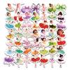 50 Dancing Girl Decorative Stickers Ballet Dance Cute Car Stickers Decorative Suitcase Car Stickers