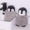 Penguin Doll Hand Towel Cartoon Penguin Hand Drying Towel Kids Absorbent Chenille Ball Towel