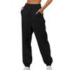 Women's Fashion Sport Solid Color Pocket Casual Sweatpants Pants