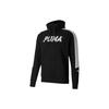 Puma Modern Logo Contrast Hooded Sweatshirt Men Tops Black 585191-01