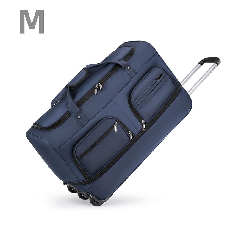 Increased Capacity Travel Bag Multi-function Folding and Expandable College Student Luggage Bag Long-distance Trolley Bag