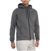 Breath Thermo Hooded Golf and Charcoal Size L Full-Zip Wear, Moisture-Wicking Heat-Generating, E2MCA501, Gray,