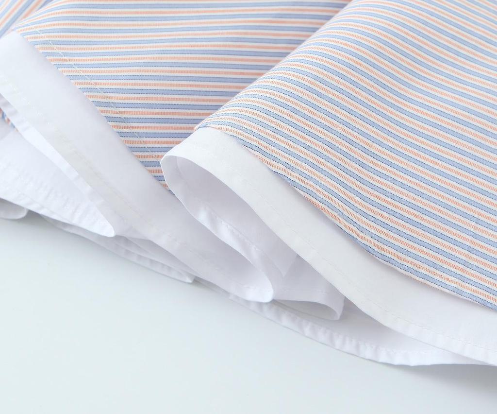 2025 Spring Blue Striped Sling Dress - Women's European & American Style