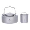 Boundless Voyage Titanium Teapot with and Simple 700ml Perfect for and Outdoor Titanium Teapot Strainer, Stylish, Cute, Design, Capacity,