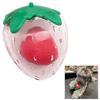 Dog Training Small and Dog Exercise Easy To Fashionable Toys, Ball-shaped, Sound-making Toys, Strawberry, Washable, Durable, Toys, Medium-sized Dogs,