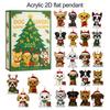 Lovers Advent Calendar Christmas Dog Countdown Calendar with 24 Dog