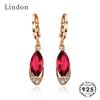 Lindon Fashion Earrings Jewelry Geometric Shaped Zircon Drop Earrings For Women Wedding Party Gifts