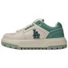 New MLB Los Angeles Dodgers Anti Slip Wear Resistant Low Top Skateboard Shoes Unisex Beige Green 3ASXCWN4N-07MTM