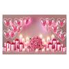 Rose Valentine's Day Photography Backdrop Balloon Happy Valentine's Day Banner  Home Party Decor
