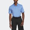 Adidas Solid Color Golf Polo Shirt Men Tops Blue HR9044