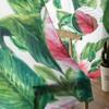 Watercolor Exotic Flower Leave Sheer Curtains for Living Room Transparent Tulle Window Curtain Bedroom Kitchen Decor Veil Drapes