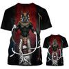 Egyptian Pharaoh Printed Men's T-shirts Summer Retro Fashion Anubis Printed Short Sleeve T-shirt Men's Crew Neck Loose Tops