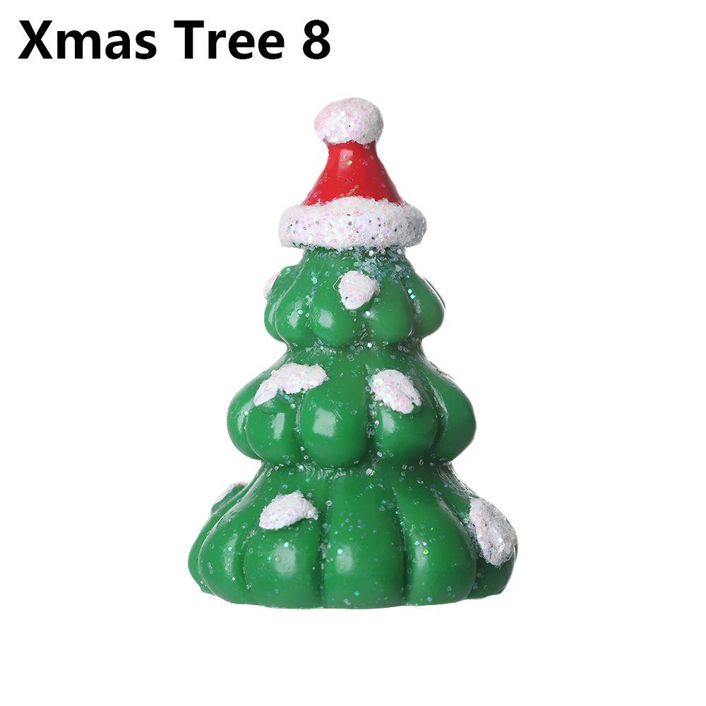 Toys Bonsai Decor Fairy Garden Deer Santa Claus Miniature Snowman Christmas Figurines Xmas Tree