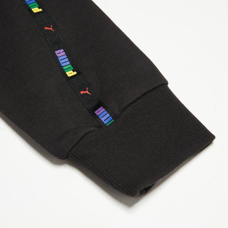 Puma Womens Basic Series Hooded Breathable Comfortable Sports Hoodie Women Hoodies Black 621565-01