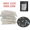 660PCS/Set 0603 0805 1206 1210 SMD Resistor Pack Assorted Kit,1 Ohm ~ 1M 33 Values*20pcs 1% Chip Resistor Diy Electronic Kit