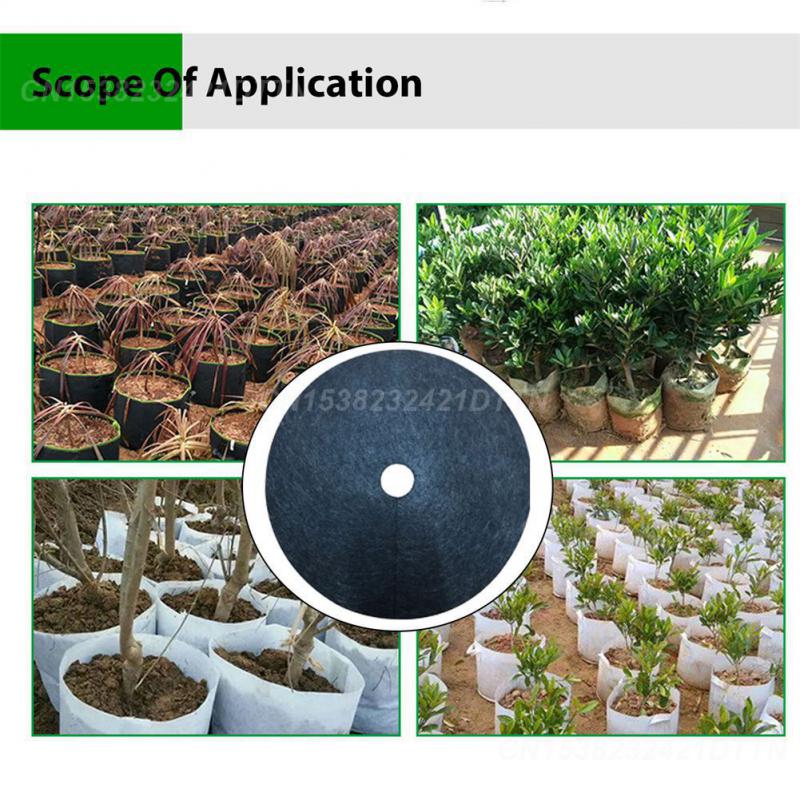 Mulch Ring Weeding Barrier 20 Ground Spikes Thickened 6 Pack Universal Garden Supplies Plant Cover Non Woven Protector Mat