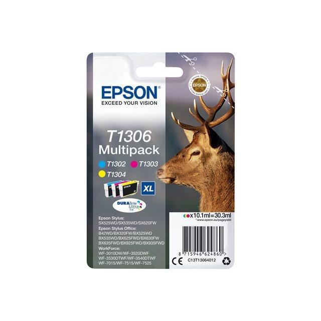 Epson Multipack T1306 - Deer - Cyan, Magenta, Yellow (C13T13064012)