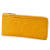 Long Wallet Zipper Genuine Leather Mona 0035565 Mustard [Dakota] L-shaped Women's DA-35565-53
