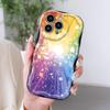 Cartoon Pattern Cream Texture Casing Wavy Edge Soft Silicone Cover Phone Case for OPPO Reno Realme OnePlus Vivo