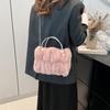 Hairy Hand Carry Small Bag Women's 2025 New Fashion Plush Cloud Bag Autumn Popular Chain Messenger Bag