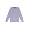 Embroidered Logo Crew Neck Sweatshirt Men Tops Light-Purple 916609-539