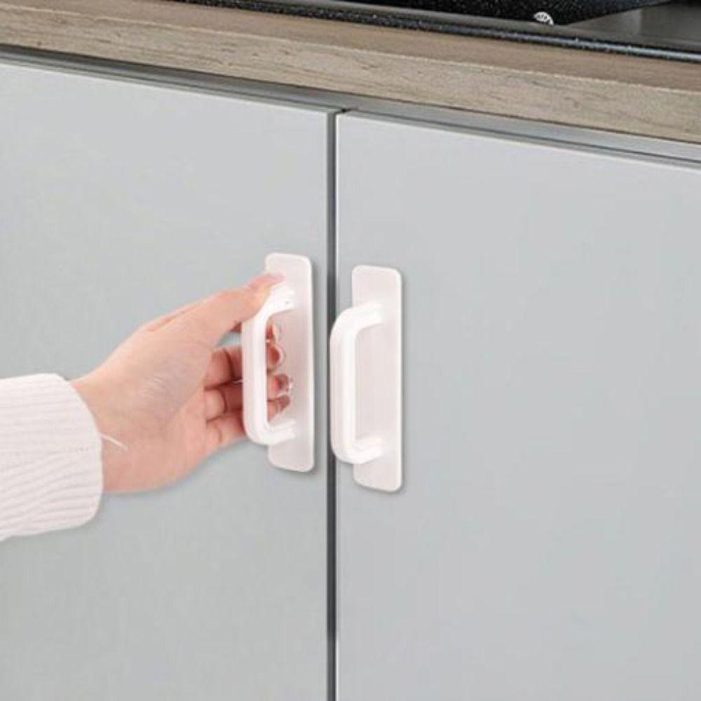Самоклеящиеся ручки для ящиков Наклейка Ручка для двери Новая ручка для шкафа Органайзер Раздвижная дверь