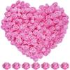 50/100/200Pcs 3.5cm Artificial Flower Foam PE Rose Heads DIY Valentine's Day Roses Wedding Candy Box Decoration Bride Accessory
