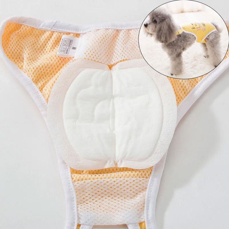 30pcs Dog Diaper Pad Diapers for Female Dog Shorts Panties Female Sanitary Pants Disposable Doggie Physiological Pant