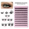 Diy Segmented False Eyelashes 10 Rows Large Capacity Daily Makeup Grafting Eyelashes