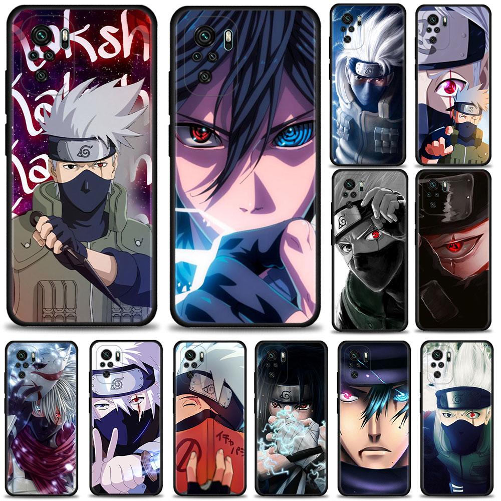 Phone Case for Xiaomi Redmi 9 9a 9c 8 K40 Note 9s 9 10 11 8 Pro 7 11t 9t 8t Cover Silicone Coque Anime Naruto Kakashi