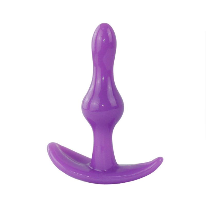 Silicone Anal Dildo No Vibrator Male Prostate Massager Anal Beads Plug G Spot Butt Plug Masturbation Anal Sex Toys for Couple