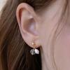 Tatiana (925 Silver) Pearl and Crystal Stud Earrings EC3271