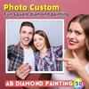 Photo Custom 5d Diamond Painting Flower And Personal Portrait Photos Art Embroidery Photo Custom Diy Cross Stitch Home Decoratio