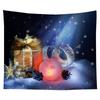 Christmas Decoration Tapestry Snowflake Santa Claus Room Decoration Fireplace Tapestry Gift Christmas Wall Decoration Home