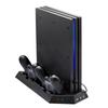 Vertical Stand Anti-Scratch Dustproof For PS4 Pro Double Charger with Double Fan