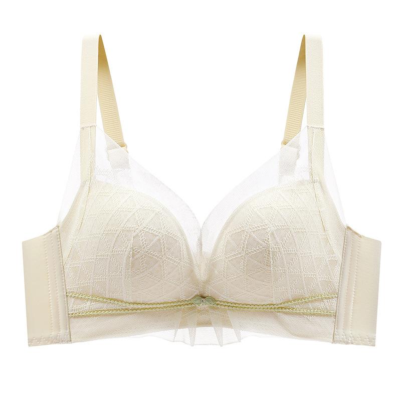 Underwear Summer Thin Section Gathered Breathable Non-steel Ring Bra