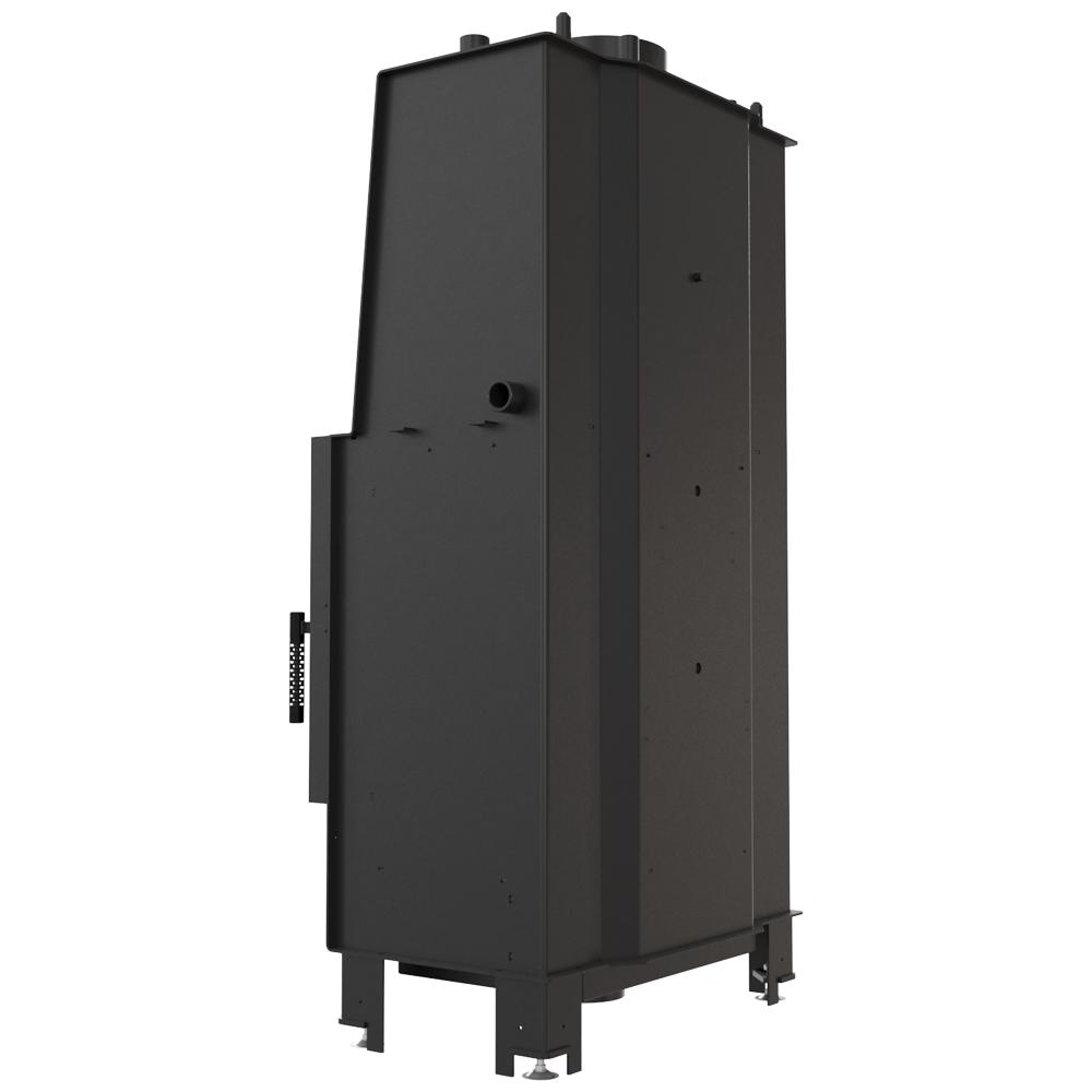 Water Heating Fireplace KRATKI LUCY 12 kW Ø 200 Black Thermotec Lining