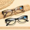 Fashion Cat Eye Reading Glasses Anti -Blue Light Glasses Presbyopia Computer Eyeglasses Prescription Diopter +1 .0 +1 .5 +2 .0 +4 .0