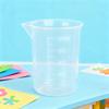 Пластиковый мерный стакан Прозрачный градуированный стакан Дизайн с носиком Многоцелевые стаканы для смешивания Кухонные инструменты для выпечки