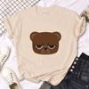 Bear Top Women Harajuku Japanese Summer Tee Girl Comic Clothing