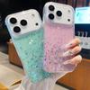 Starry Glitter Sequins Bling Silicone Epoxy Phone Case for IPhone 17 Air 16 15 14 13 12 Pro Max Soft Bumper Transparent Cover