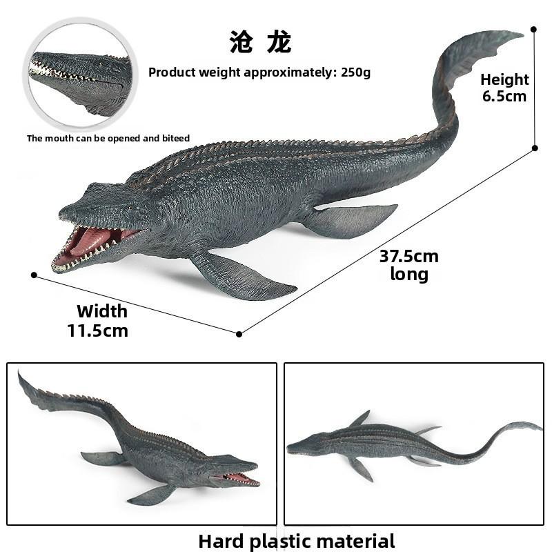 Figurine Mosasaurus Dinosaur With Movable Mouth For Kids Educational Gift And