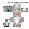 Oxford Cloth Baby Changing Pad Solid Color Stroller Bag Newborn Travel Changing Station Travel