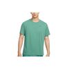 Dri-FIT ADV Solid Color Logo Print Pullover Quick-Dry Training Comfortable Casual Crew Neck Short Sleeve T-Shirt Men Tops Green FQ3092361