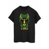 Marvel Womens/Ladies Loki Badge Cotton Boyfriend T-Shirt