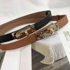 Fashion Retro Adjustable Buckle Belt Women Thin Belts Female Dress Waistband