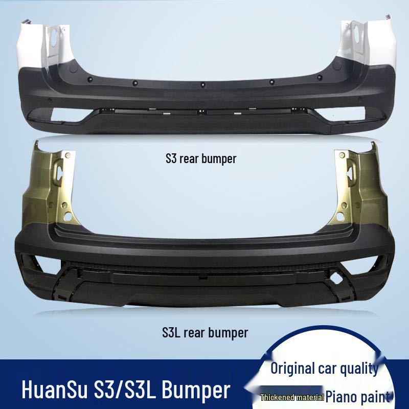 Compatible with BAIC Huansu S3/S3L Front and Rear Bumpers