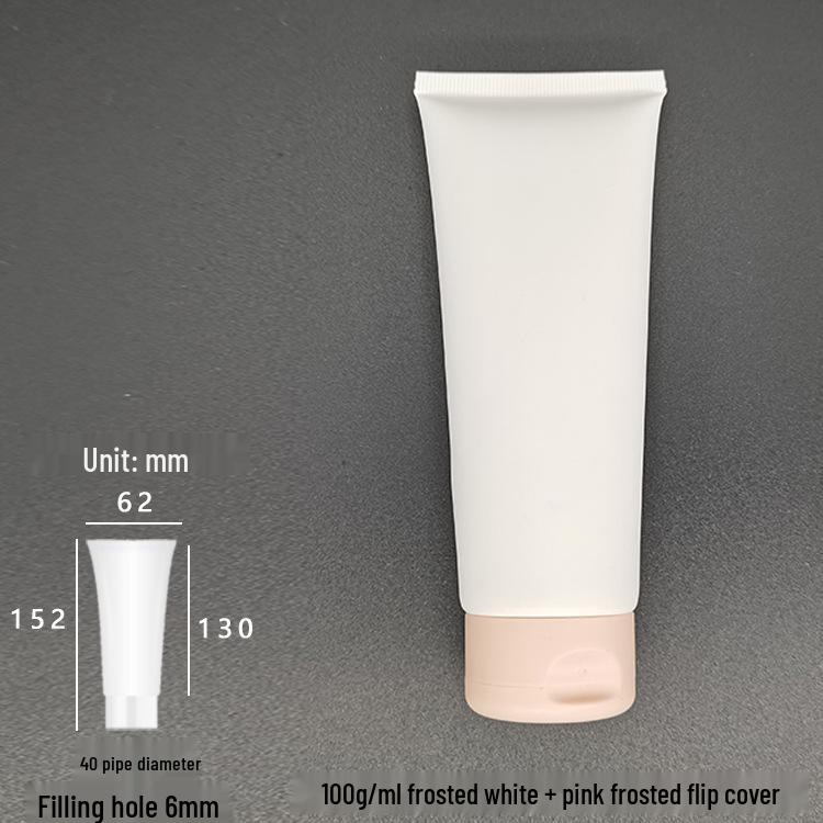 100ml Pearl White Frosted Skin Care Cosmetic Sub-Bottle Packaging