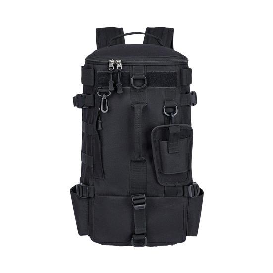 Fishing Backpack with Rod Holder Large Capacity Waterproof Oxford Cloth Outdoor Camping Hiking Hunting Fishing Gear Accessories Storage Bag