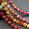 4-color Natural Persian Chalcedony Loose Beads DIY Bracelet Necklace Beads